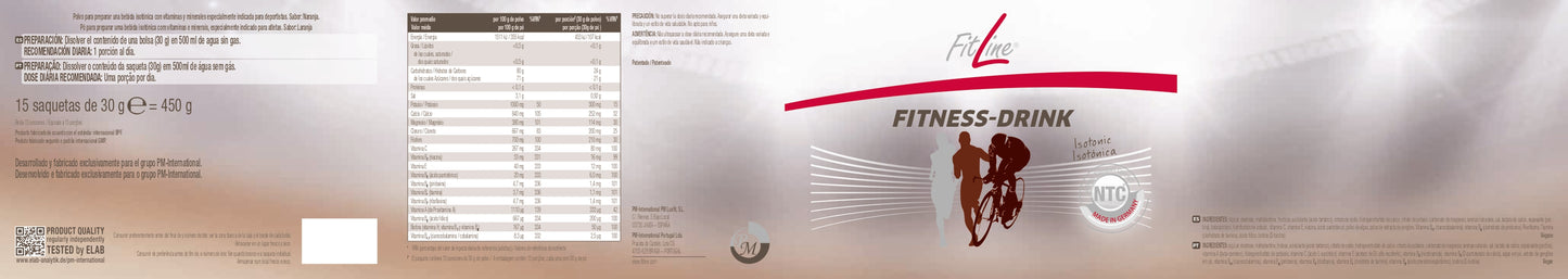 Etiqueta Fitness Drink fitline