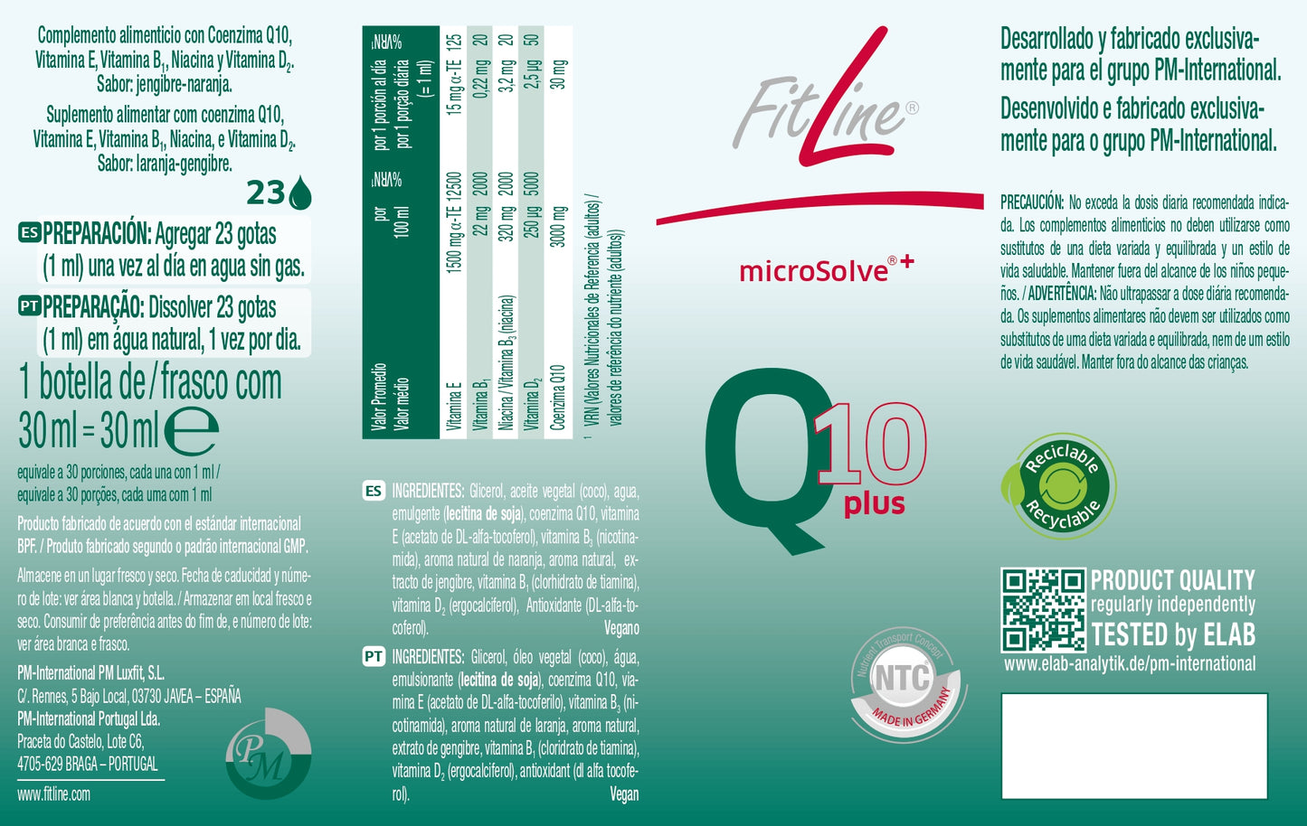 ingredientes y modo de uso de microsolve q10 plus