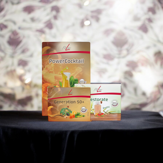Fitline Set Optimal Powercocktail + Restorate +50 Generación