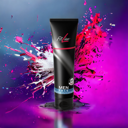 Crema facial para hombre, belleza y cuidado de la piel.