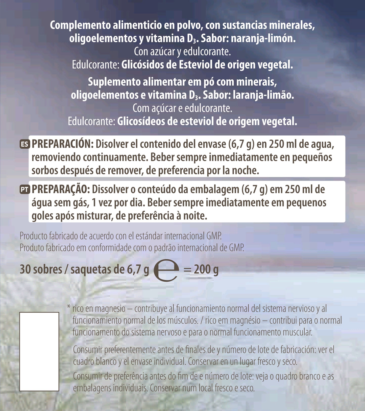 modo de uso restorate citrus fitline
