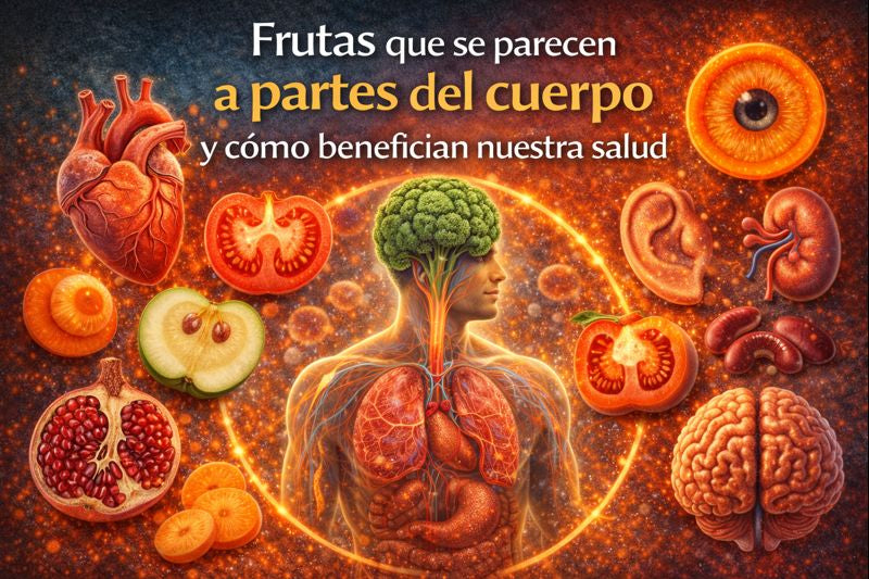 Frutas que se parecen a partes del cuerpo y cómo benefician nuestra salud