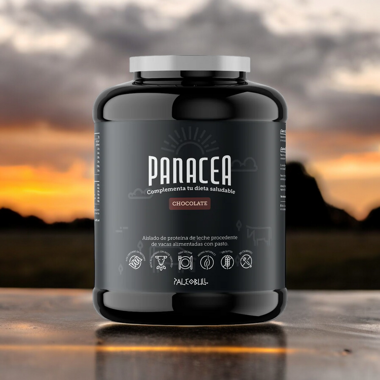 Panacea paleobull vainilla, proteina de suero de leche, proteina aislada de alto valor biologico, nutrientes naturales, natural cells care