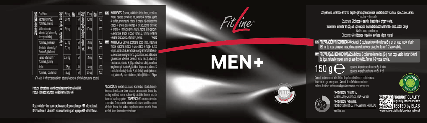 etiqueta men+ fitline