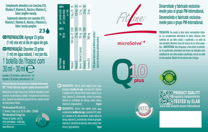 Etiqueta q10 fitline