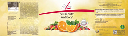 etiqueta ingredientes y modo de uso zellschutz antioxy fitline