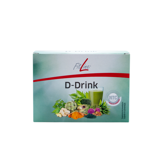 Detox drink sabor manzana mejorado la formula fitline nutricion celular depurativo d-drink