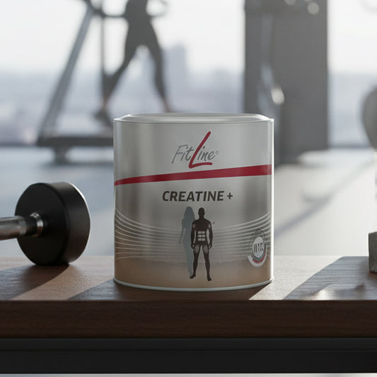 ingredientes del producto fitline creatina monohidrato creapure, polvo blanco