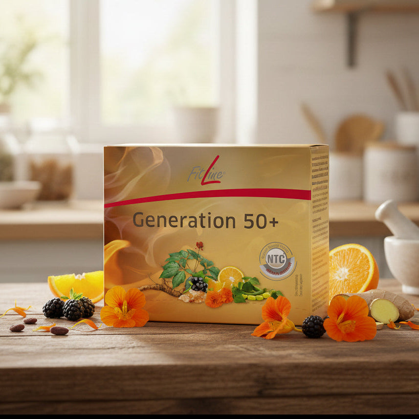suplemento nutricional de frutas y verduras para mejorar el bienstar de las personas con mayor edad de 50 años en especial