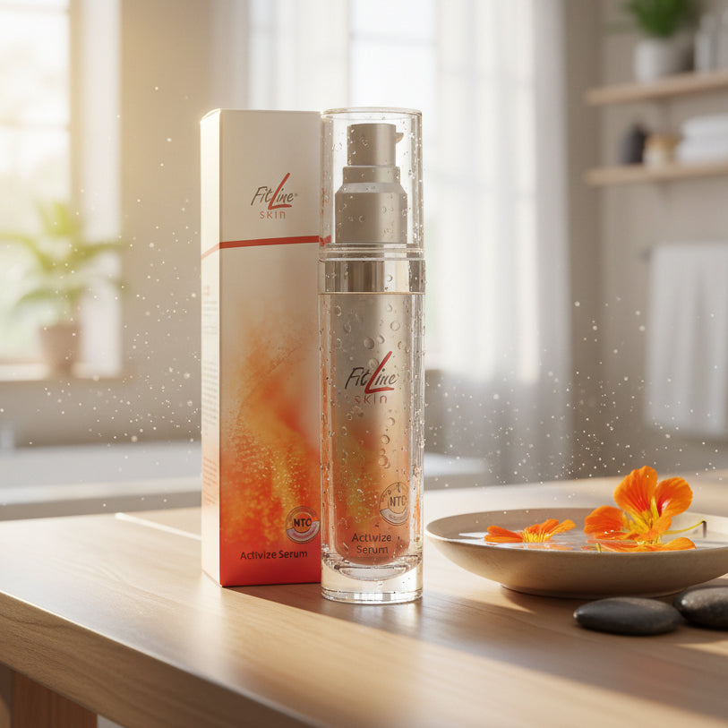 serum natural con sello dermatest para mejorar la piel y su microcirculacion