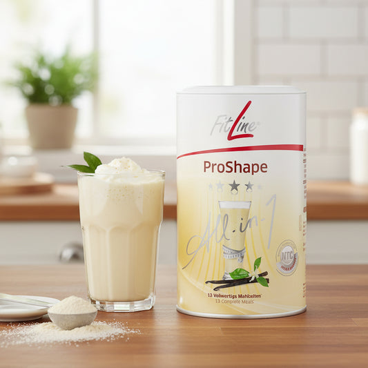 batido completo  sabor a vainilla para sustituir comidas, adelgazando o engordando de manera natural