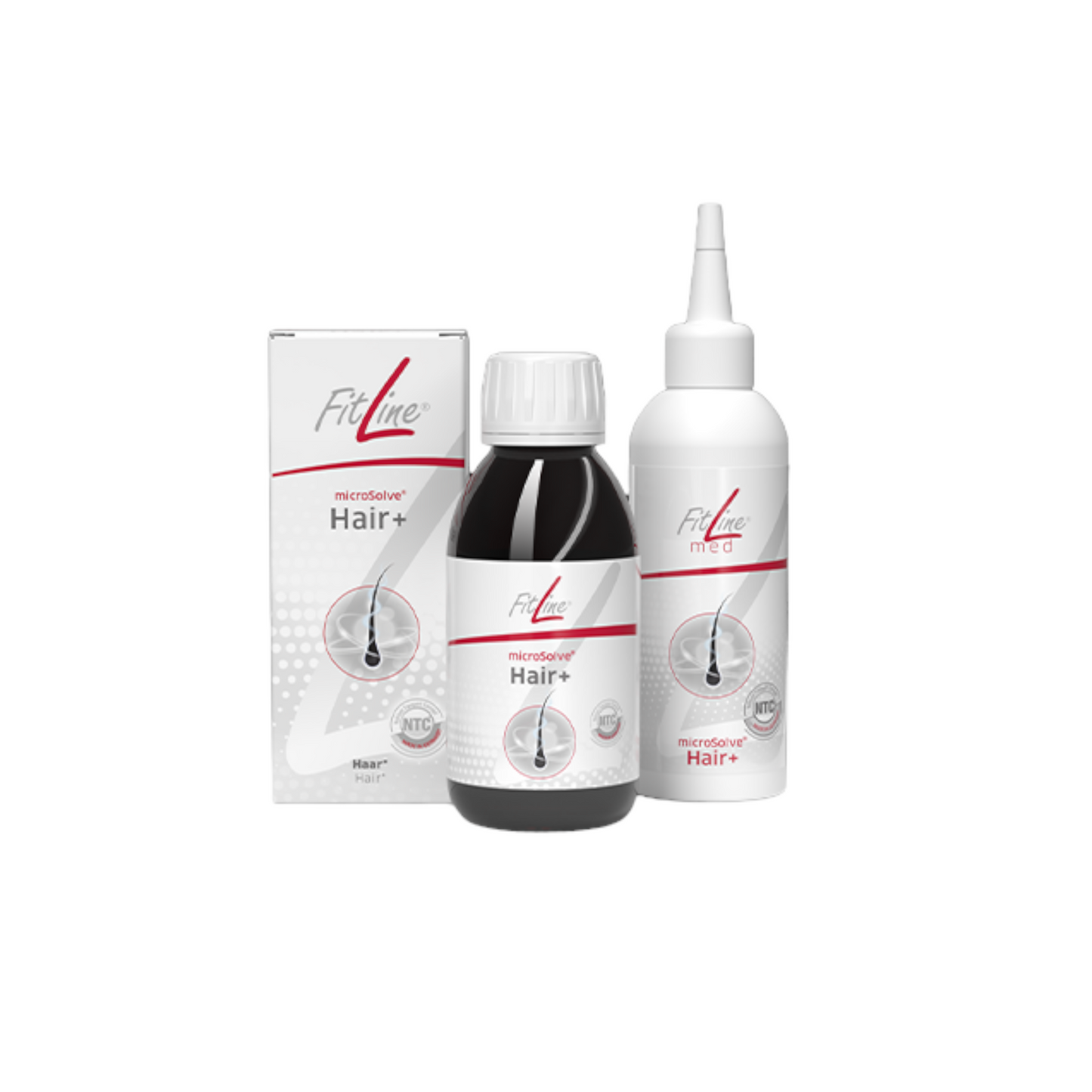 Set biotina fitline med hair+ y microsolve hair+