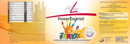Etiqueta powercocktail junior fitline