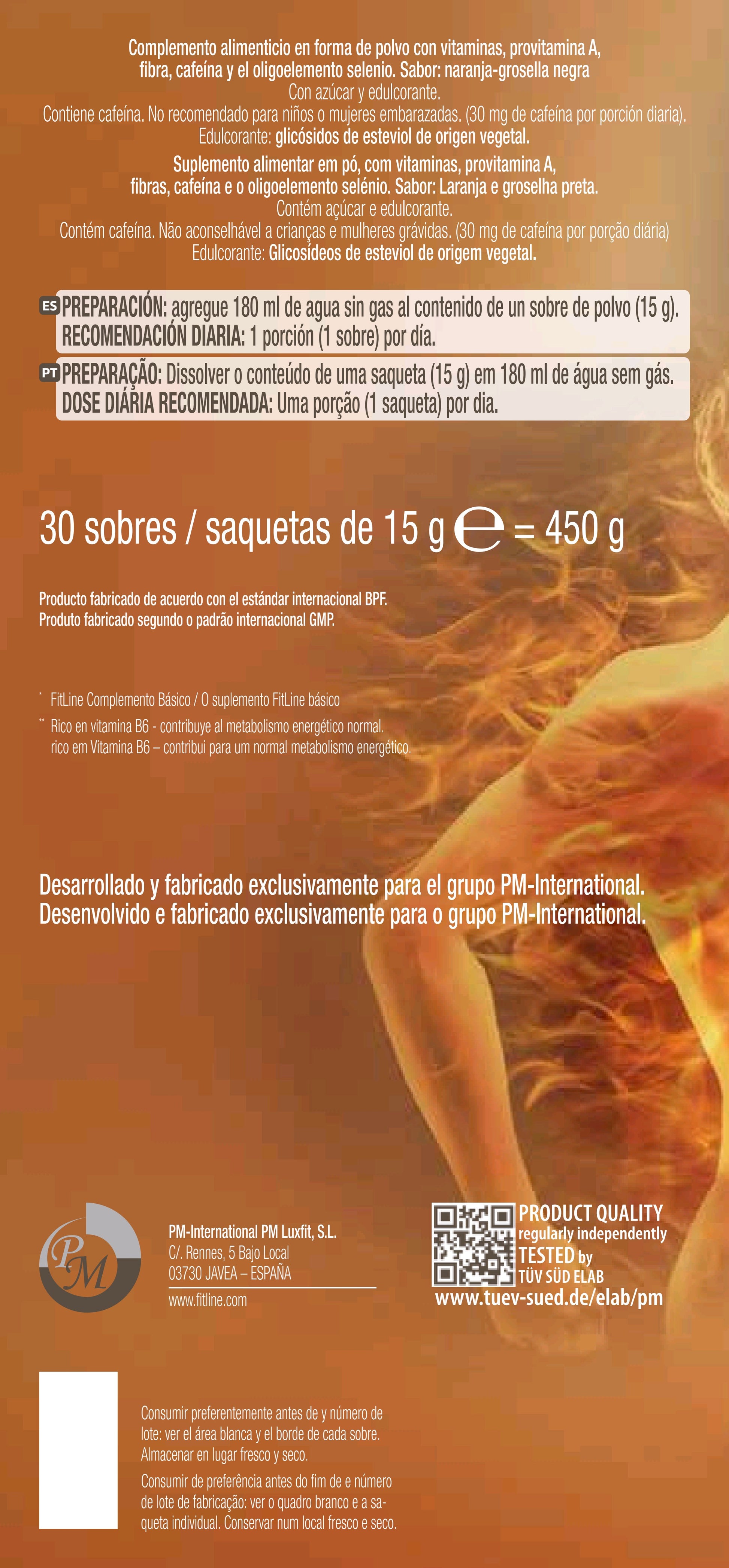 Informacion powercocktail fitline