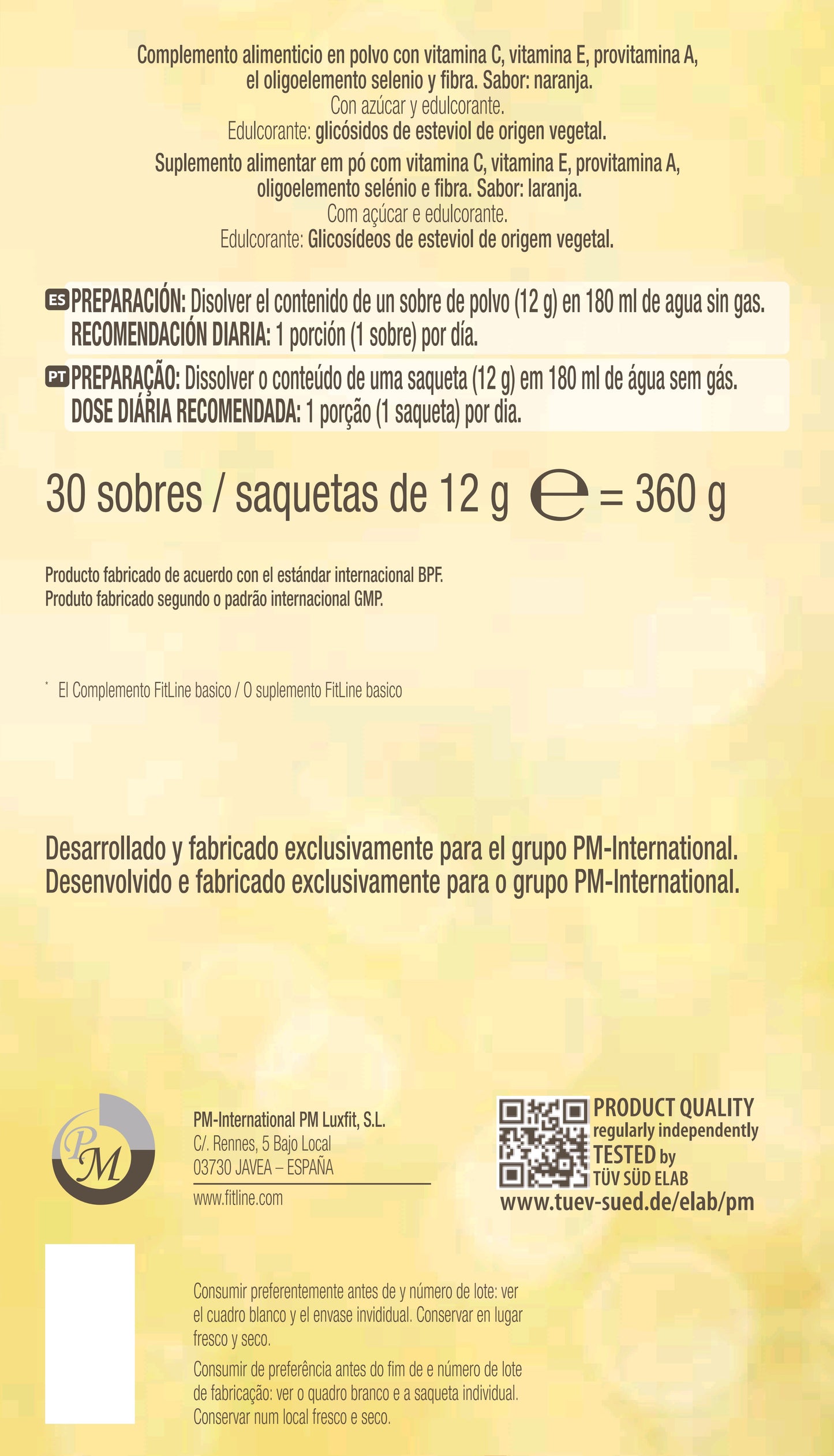 informacion basics fitline