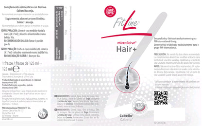 Etiqueta Hair+ Fitline