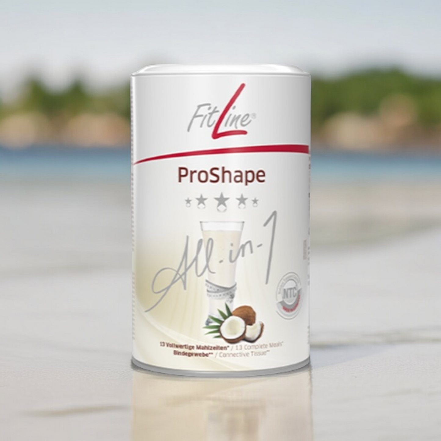 Batidos nutritivos sustituyentes de comida para adelgazar o engordar, sabor a coco